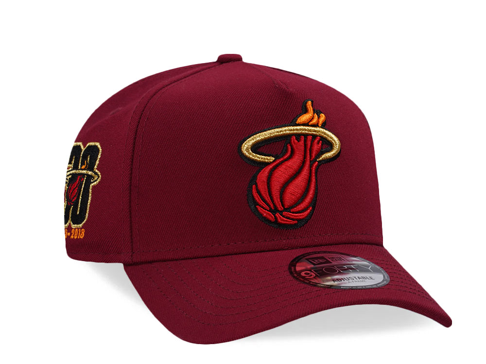New Era Miami Heat 30th Anniversary Prime Edition 9Forty A Frame Snapback Casquette