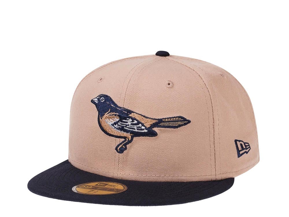 New Era Baltimore Orioles Camel Navy Two Tone Edition 59Fifty Fitted Casquette