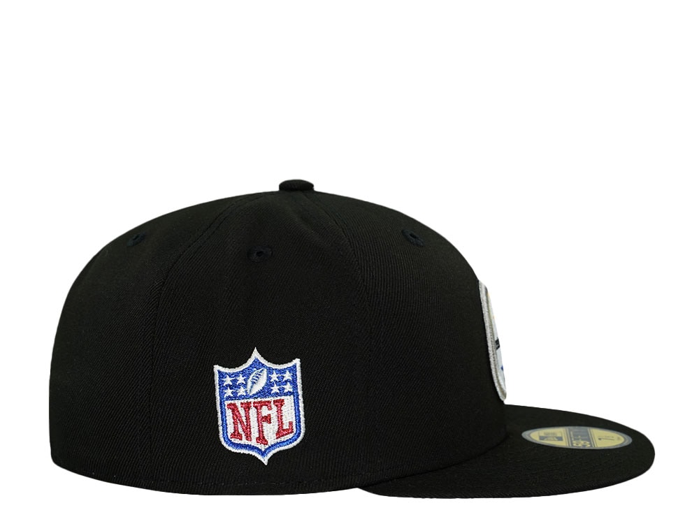 New Era Pittsburgh Steelers Black Throwback Prime Edition 59Fifty Fitted Casquette