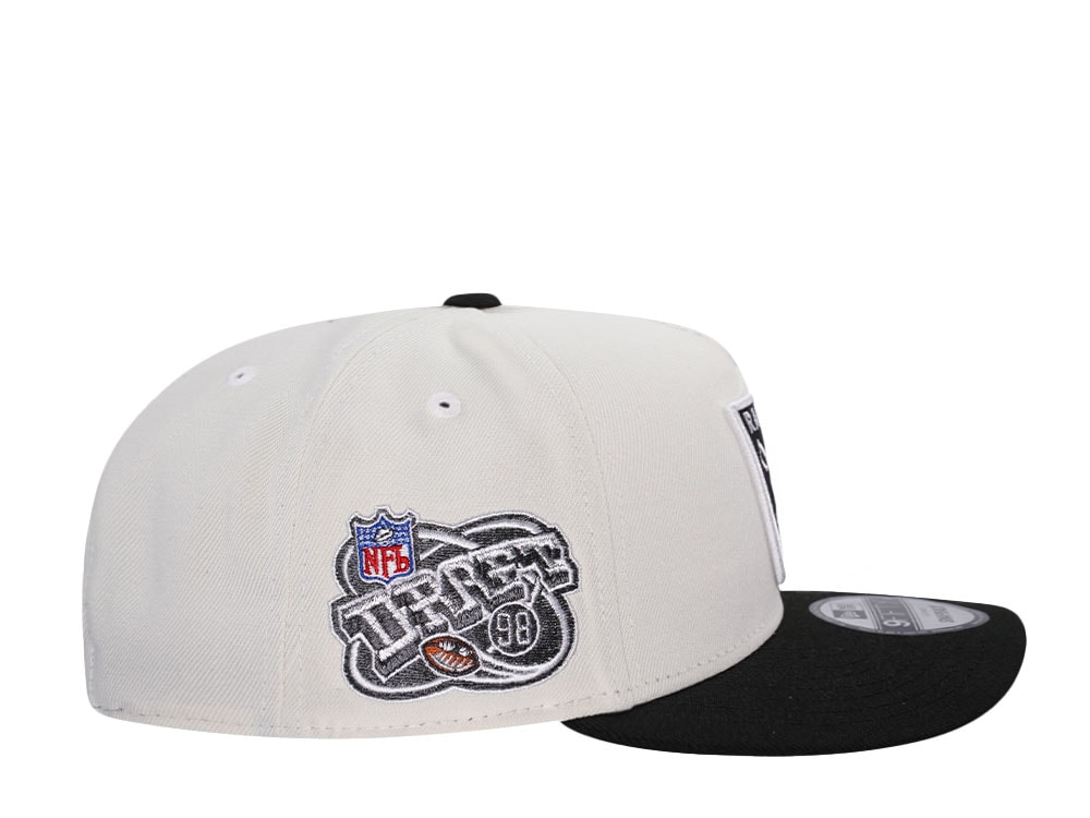 New Era Las Vegas Raiders Draft 1998 Chrome Two Tone Edition 9Fifty A Frame Snapback Casquette