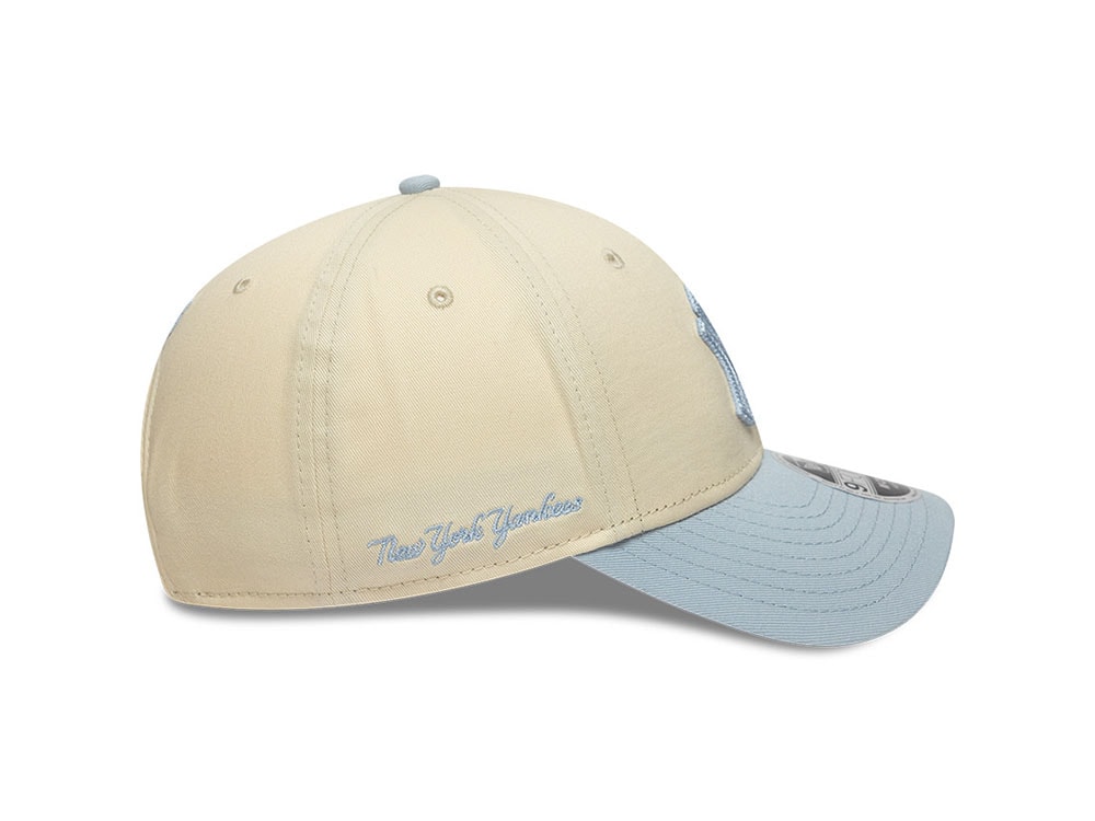 New Era New York Yankees Side Script Two Tone 9Forty M Crown Snapback Casquette