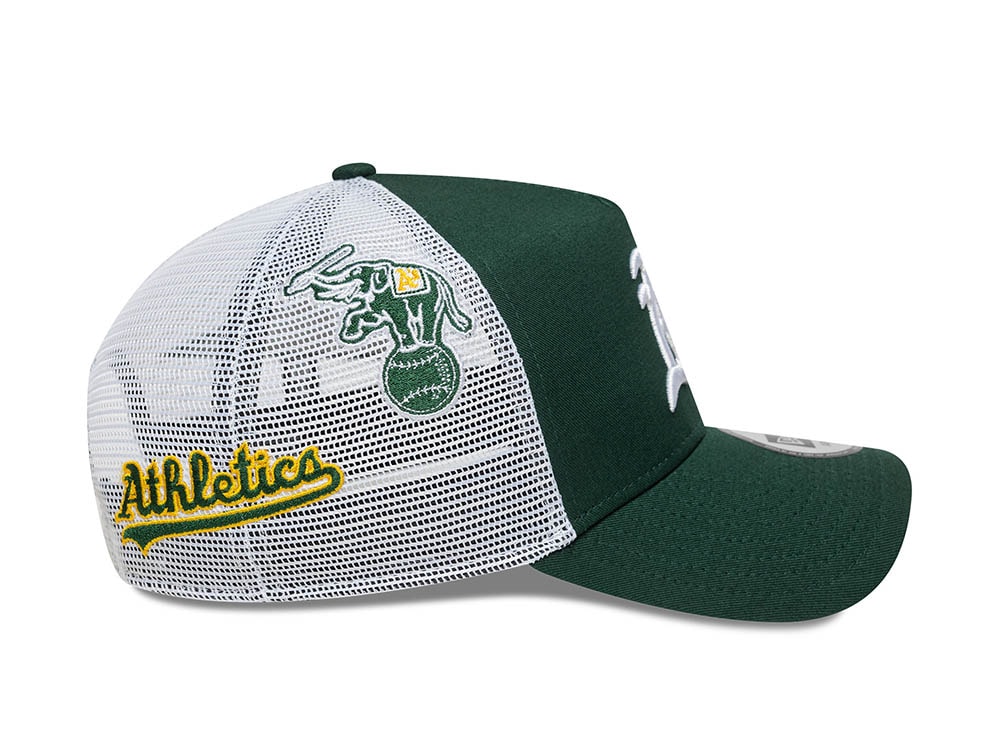 New Era Oakland Athletics Multi Patch 9Forty A Frame Trucker Snapback Casquette