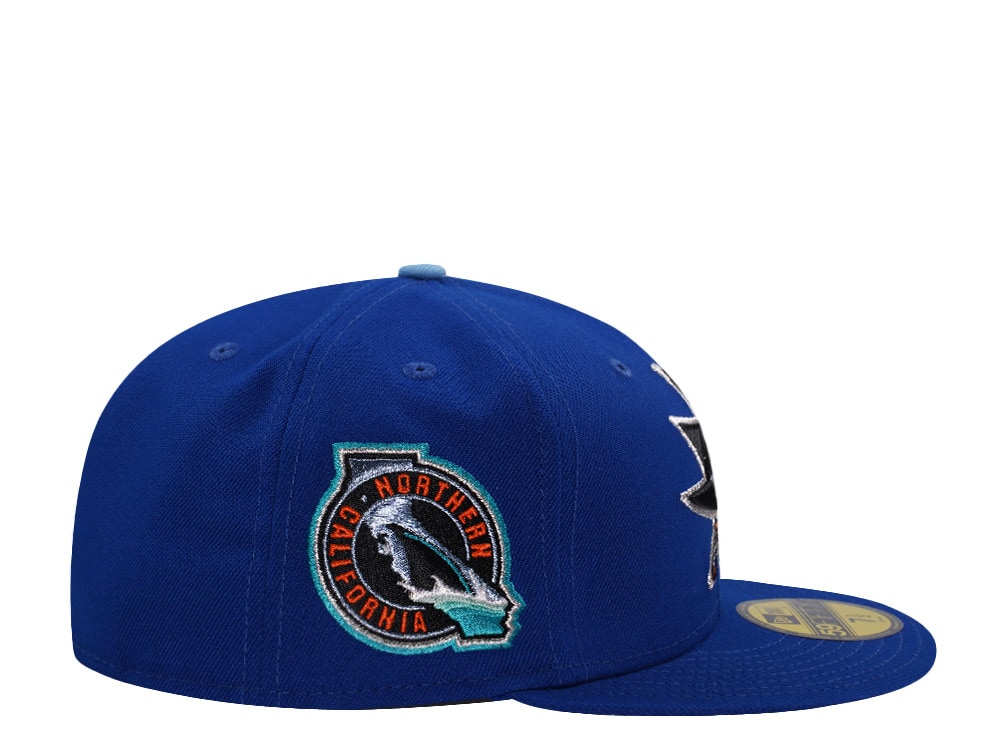 New Era San Jose Sharks Northern California Royal Blue Prime Edition 59Fifty Fitted Casquette