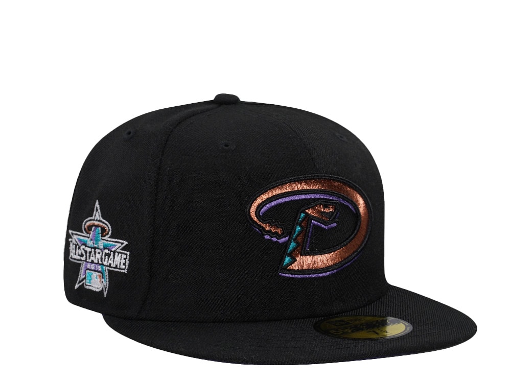 New Era Arizona Diamondbacks World Series 2001 Black and Purple Edition 59Fifty Fitted Casquette