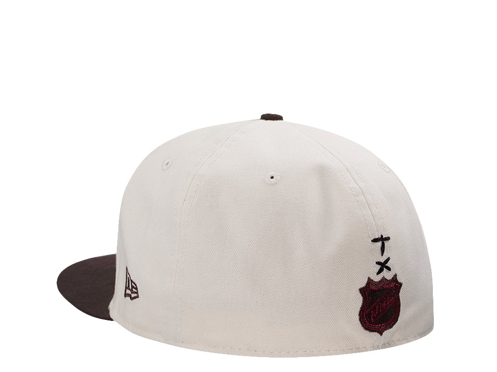 New Era Anaheim Ducks 10th Anniversary Canvas Chrome Two Tone Horror Edition 59Fifty Fitted Casquette