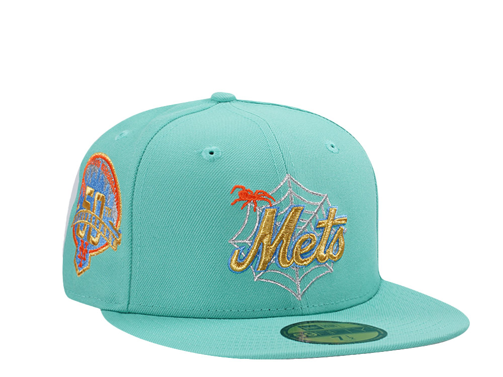 New Era New York Mets 50th Anniversary Clear Mint Prime Edition 59Fifty Fitted Casquette