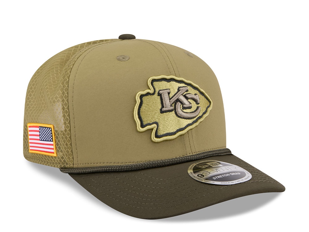 New Era Kansas City Chiefs Salute To Service 2025 9Seventy Snapback Casquette