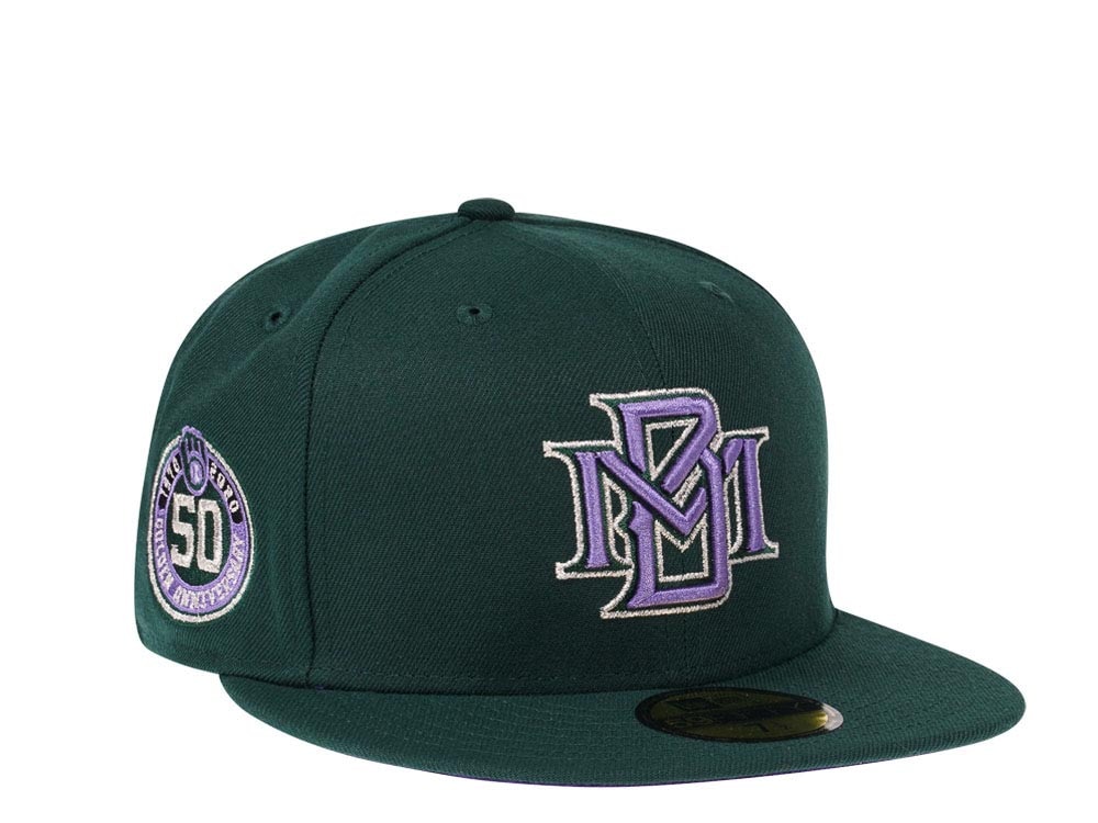 New Era Milwaukee Brewers 50th Anniversary Color Flip Edition 59Fifty Fitted Casquette