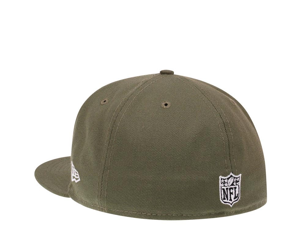 New Era New York Giants Super Bowl XLII Olive Throwback Edition 59Fifty Fitted Casquette