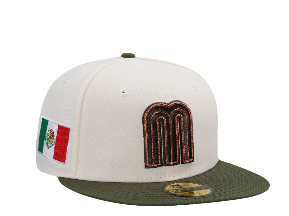 New Era Wbc Mexico World Baseball Classic Chrome Two Tone Edition 59Fifty Fitted Casquette