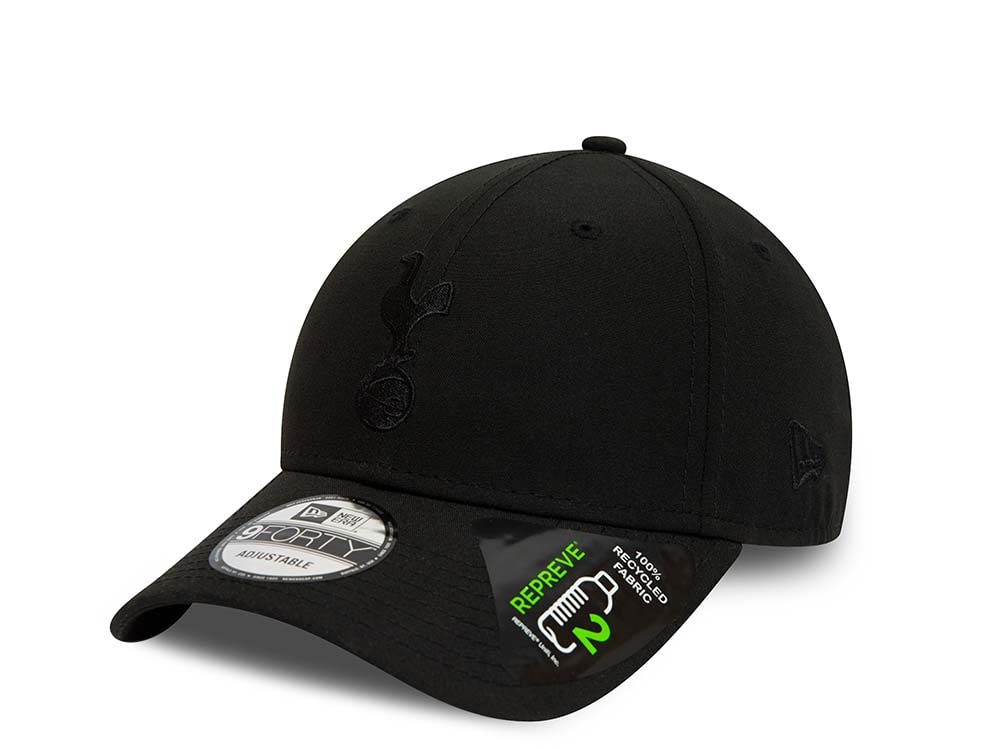 New Era Repreve Tottenham Black 9Forty Strapback Casquette