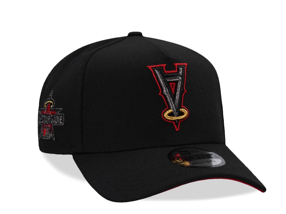 New Era Anaheim Angels Black And Red Upside Down Edition 9Forty A Frame Snapback Casquette