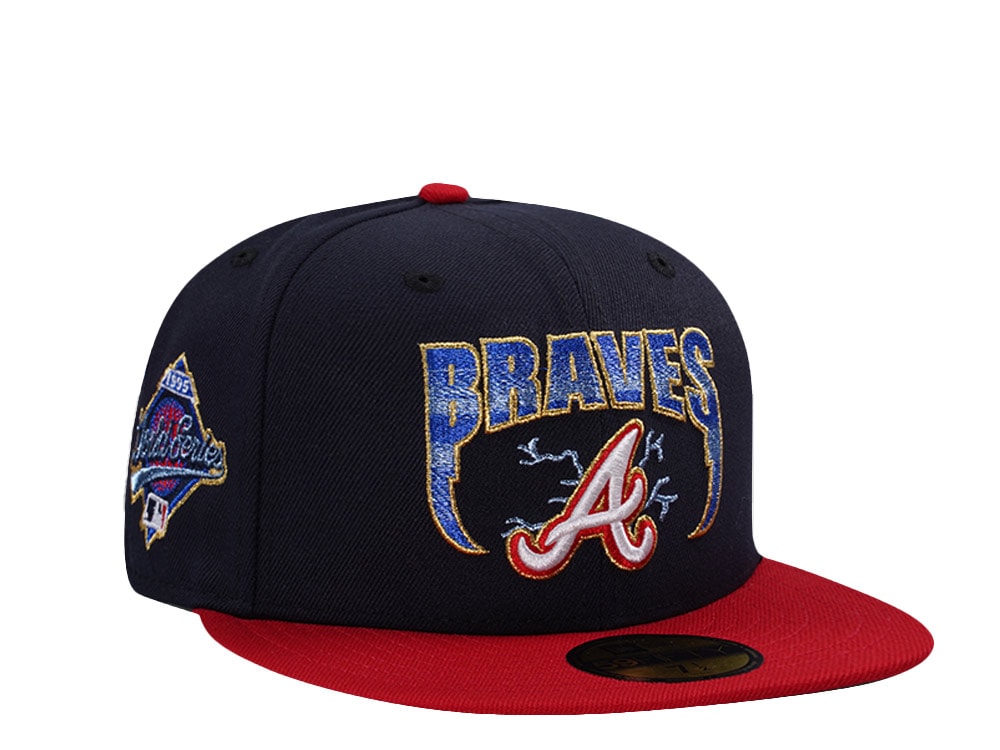 New Era Atlanta Braves World Series 1995 Navy Two Tone Edition 59Fifty Fitted Casquette