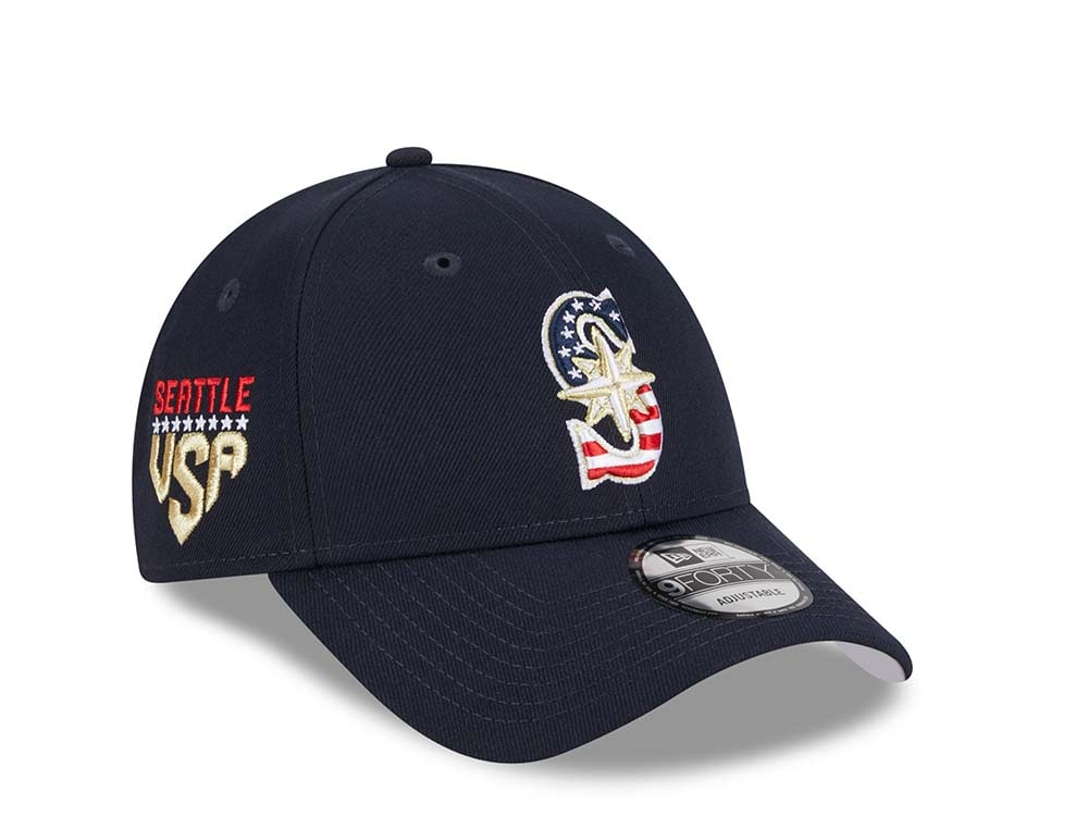 New Era Seattle Mariners 4th of July 23 9Forty Stretch Snapback Casquette