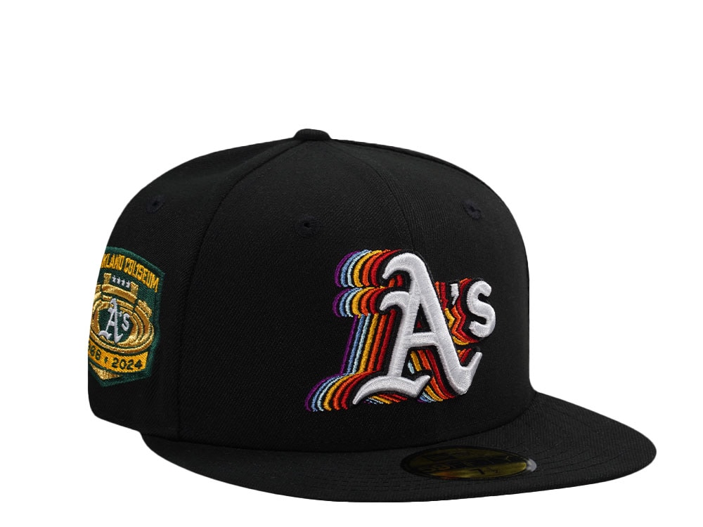 New Era Oakland Athletics Oakland Coliseum Black Prime Edition 59Fifty Fitted Casquette