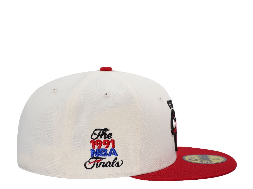 New Era Chicago Bulls NBA Finals 1991 Chrome Two Tone Edition 59Fifty Fitted Casquette