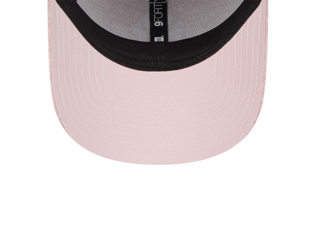 New Era New York Yankees Fleece Pink Womens 9Forty Strapback Casquette