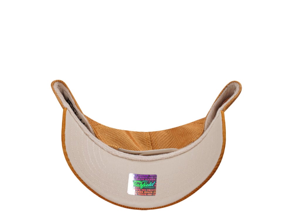 Hatfield Bear Honey Hunter Brown Corduroy Trucker Snapback Casquette