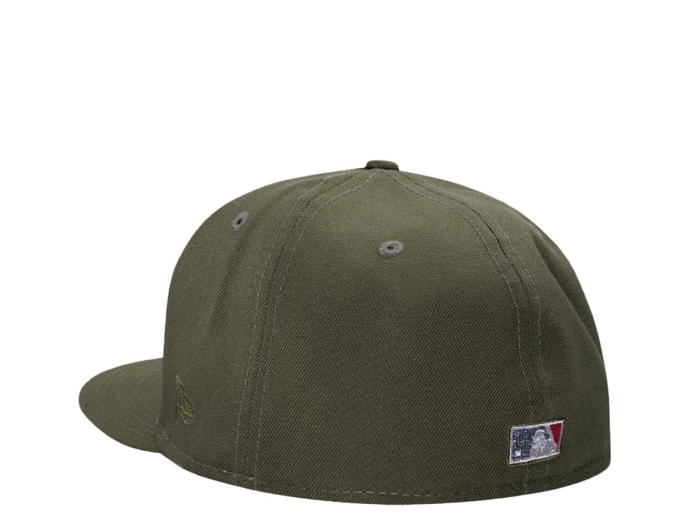 New Era Minnesota Twins 50 Seasons Olive Metallic Edition 59Fifty Fitted Casquette
