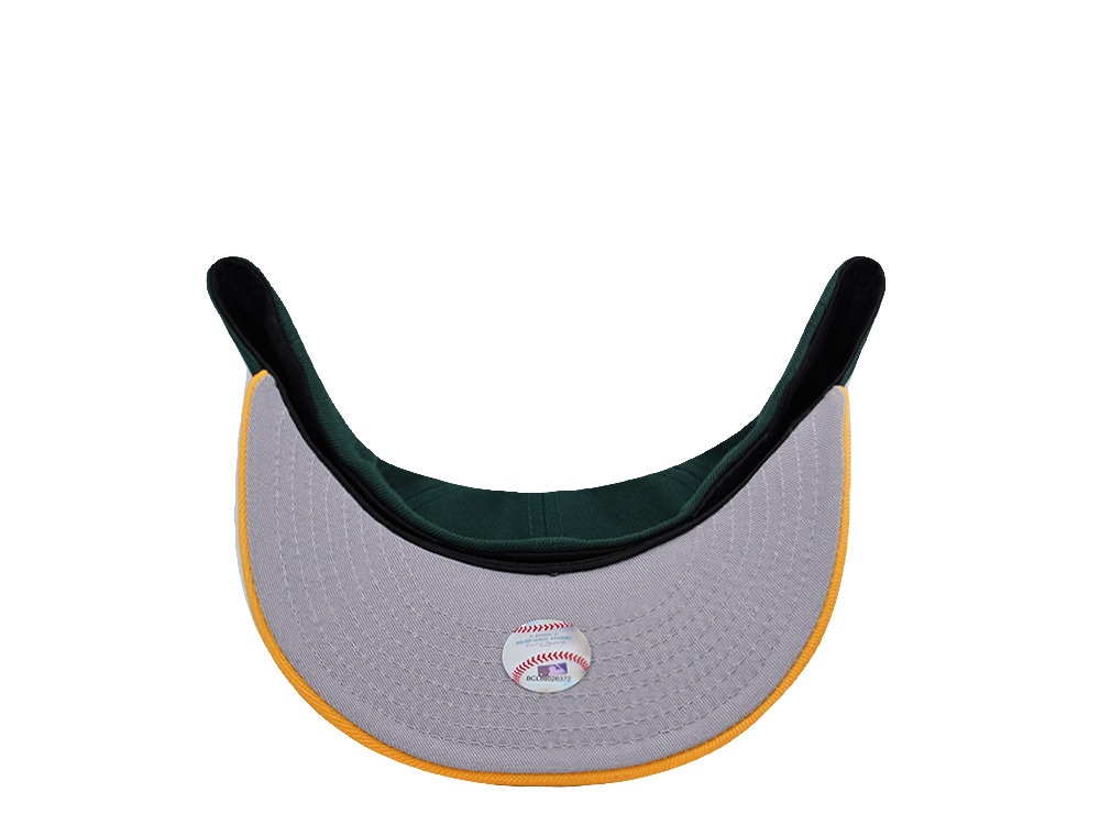 New Era Oakland Athletics Dark Green Two Tone Edition 59Fifty Pre Curved Fitted Casquette