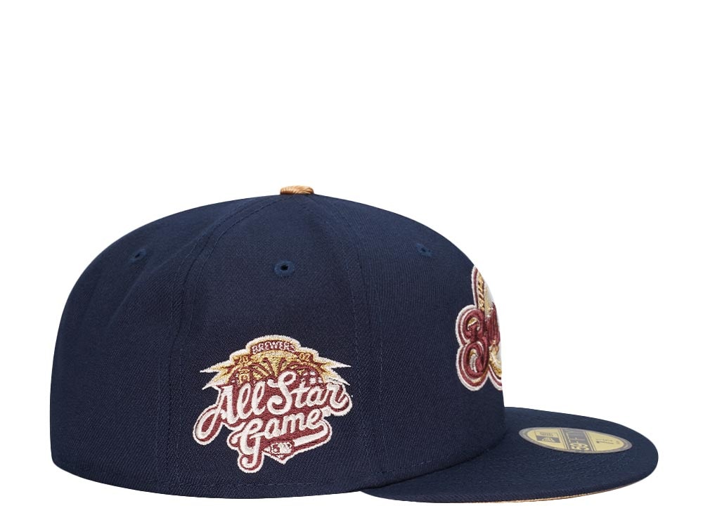 New Era Milwaukee Brewers All Star Game 2002 Cool Gold Edition 59Fifty Fitted Casquette