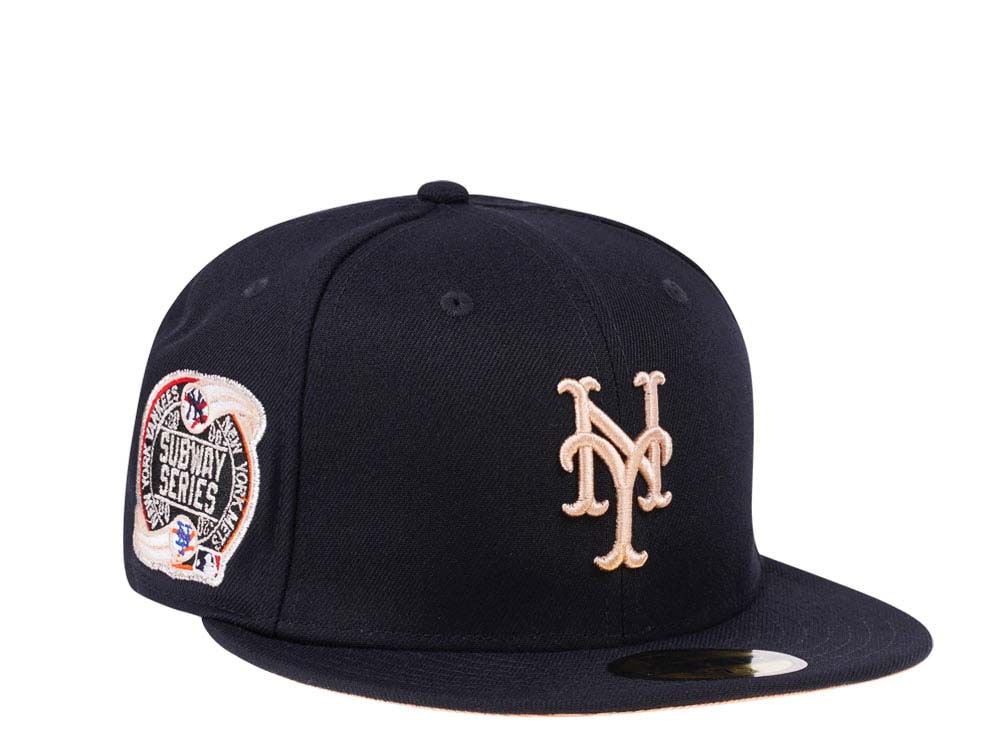 New Era New York Mets Subway Series 2000 Navy Peach Edition 59Fifty Fitted Casquette