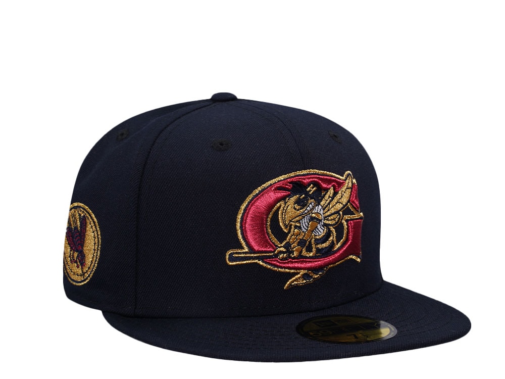 New Era Greenville Hornets Navy Metallic Edition 59Fifty Fitted Casquette