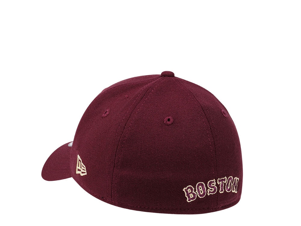 New Era Boston Red Sox Maroon Edition 39Thirty Stretch Casquette