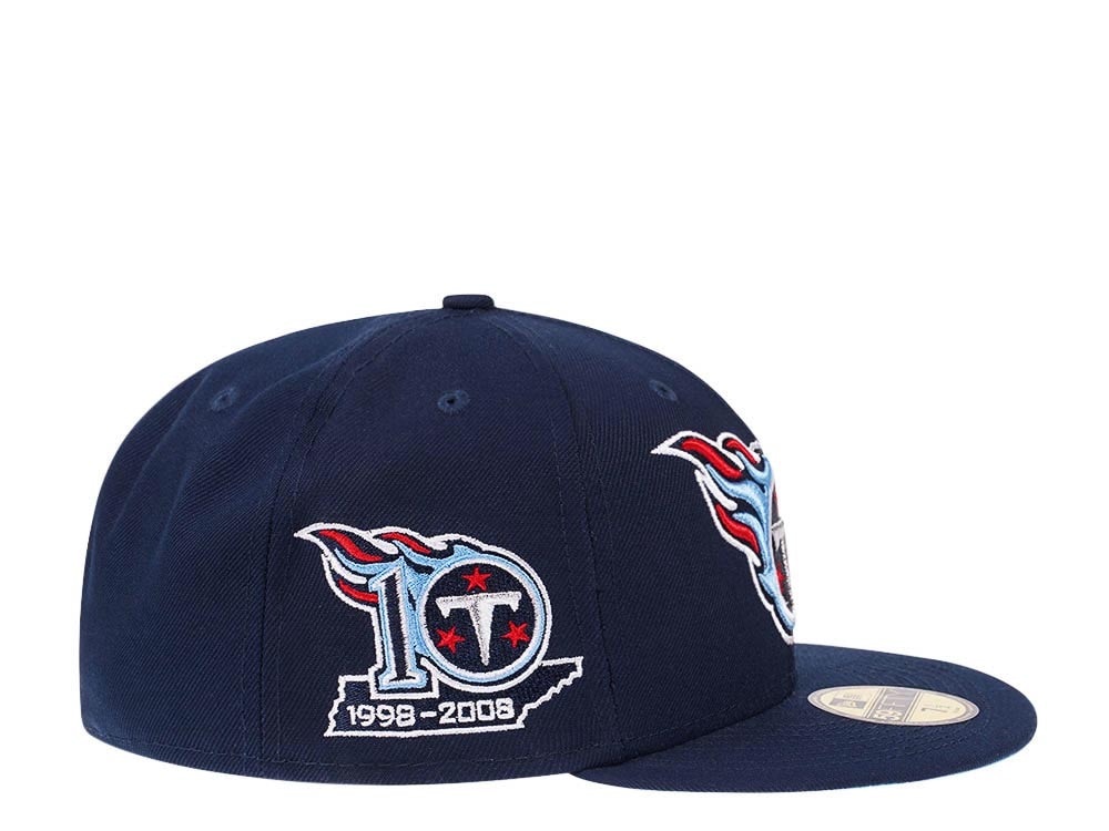 New Era Tennessee Titans 10th Anniversary Navy Edition 59Fifty Fitted Casquette