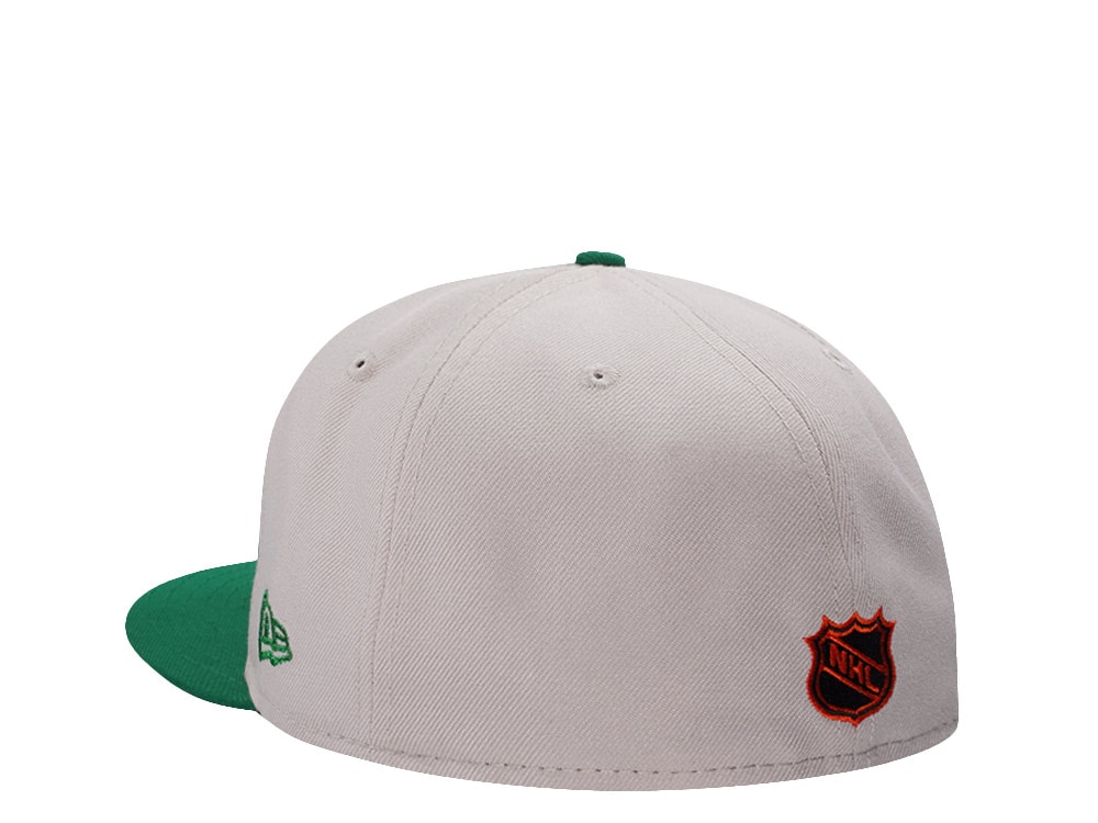 New Era Minnesota North Stars 25th Anniversary Stone Two Tone Edition 59Fifty Fitted Casquette
