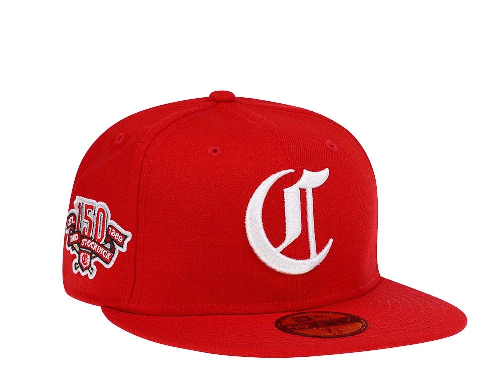 New Era Cincinnati Reds 150th Anniversary Throwback Prime Edition 59Fifty Fitted Casquette