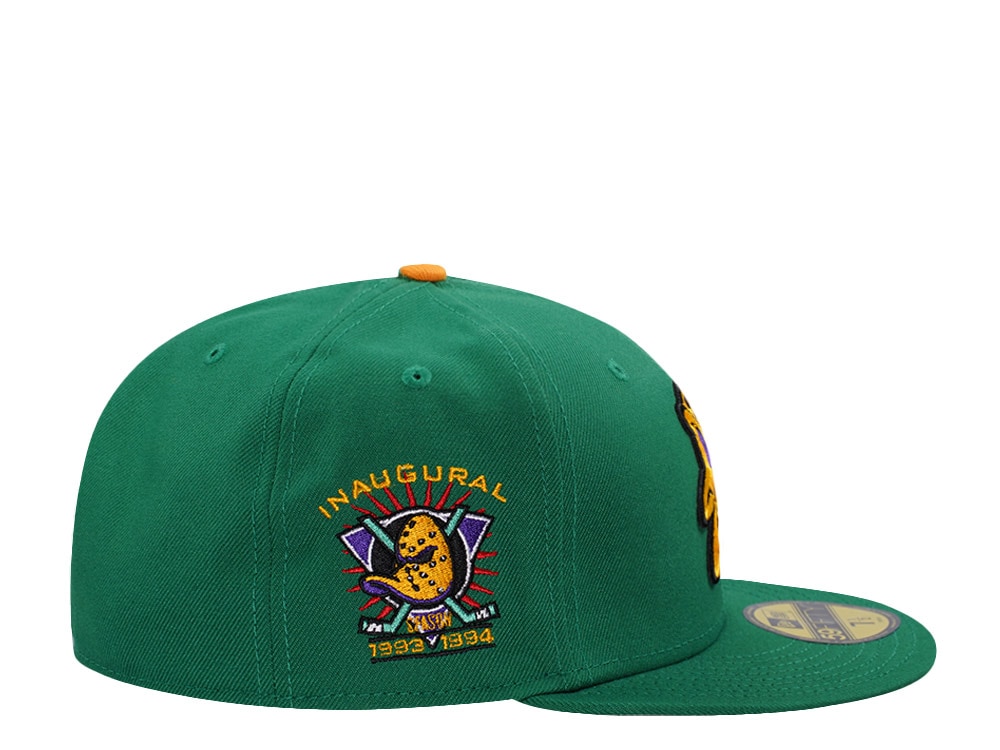 New Era Anaheim Ducks Inaugural Season Kelly Green Prime Edition 59Fifty Fitted Casquette