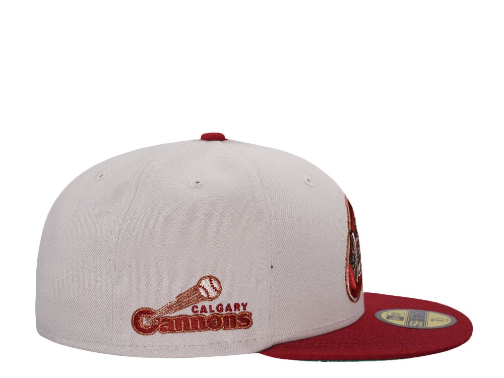 New Era Calgary Cannons Stone Copper Two Tone Edition 59Fifty Fitted Casquette