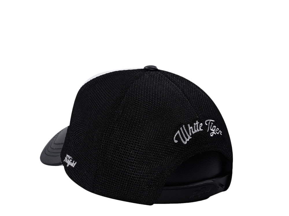 Hatfield White Tiger Black White Trucker Snapback Casquette