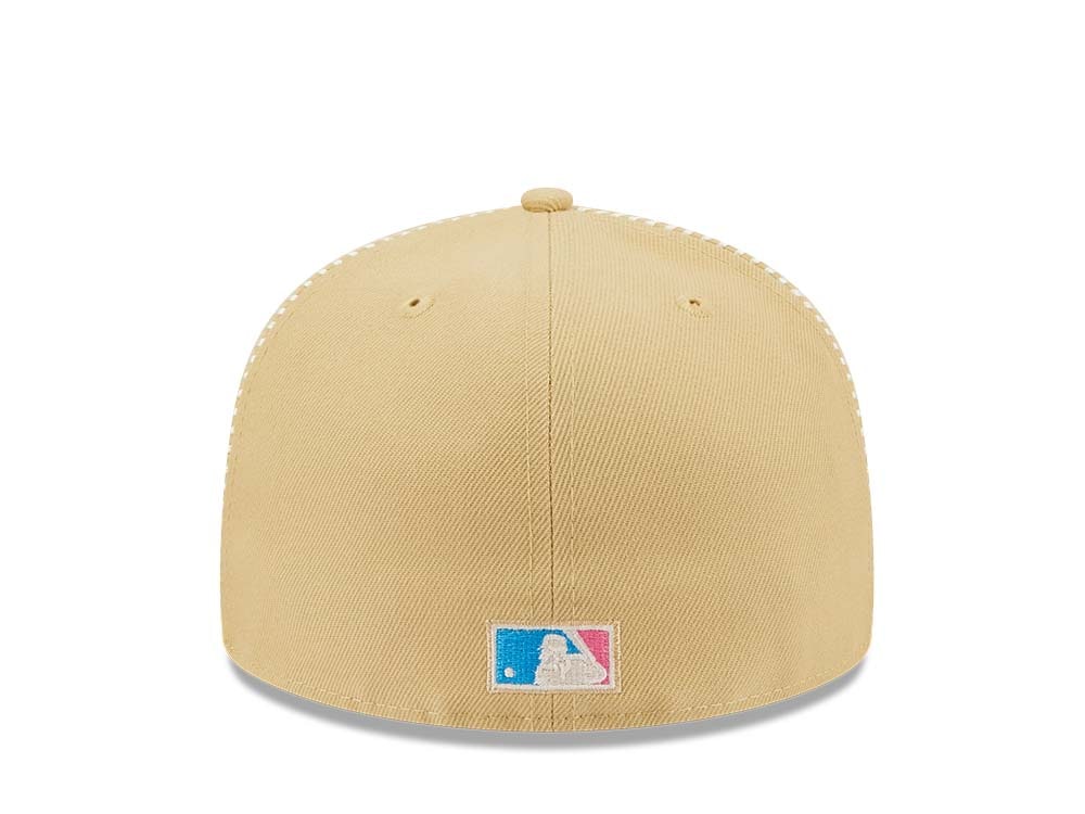 New Era Texas Rangers Stitch Arlington Stadium Gold Edition 59Fifty Fitted Casquette