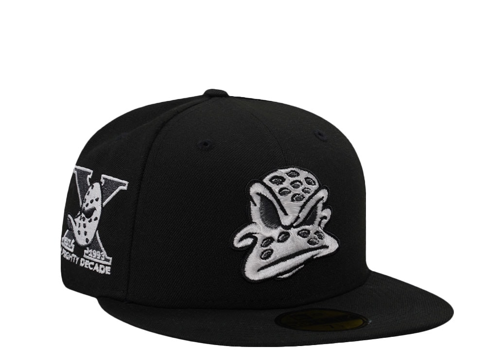 New Era Anaheim Ducks 10th Anniversary Black Prime Edition 59Fifty Fitted Casquette