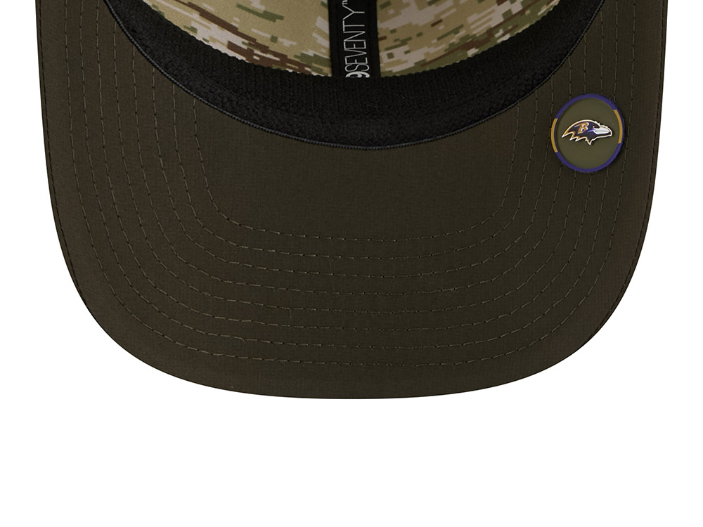 New Era Baltimore Ravens Salute To Service 2025 9Seventy Snapback Casquette