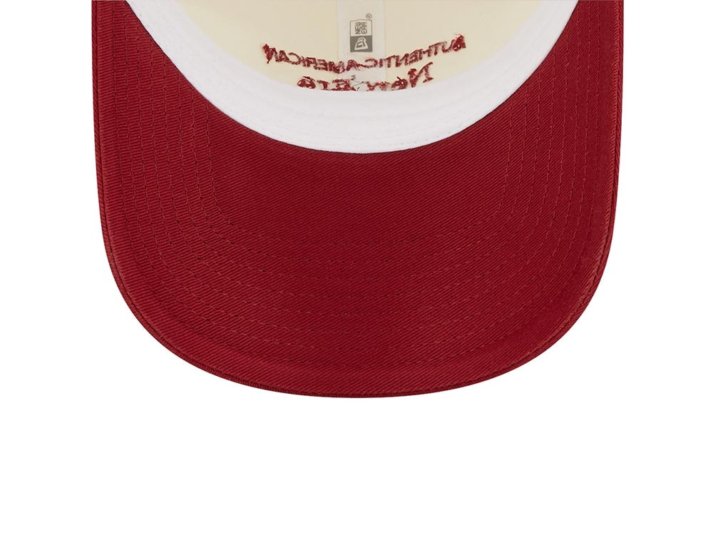 New Era Est. 1920 Contrast Stone Merlot Two Tone 9Twenty Strapback Casquette