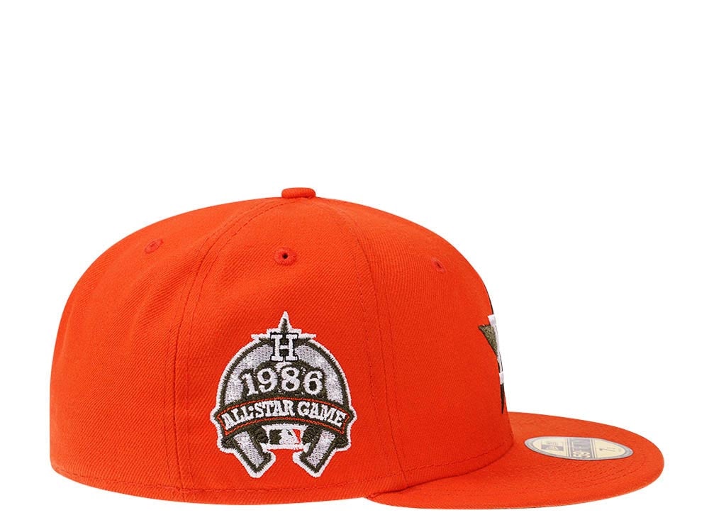 New Era Houston Astros All Star Game 1986 Orange Green Edition 59Fifty Fitted Casquette