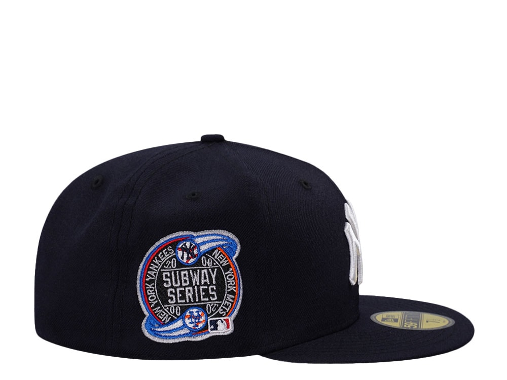 New Era New York Yankees Subway Series 2000 Navy Wool Edition 59Fifty Fitted Casquette