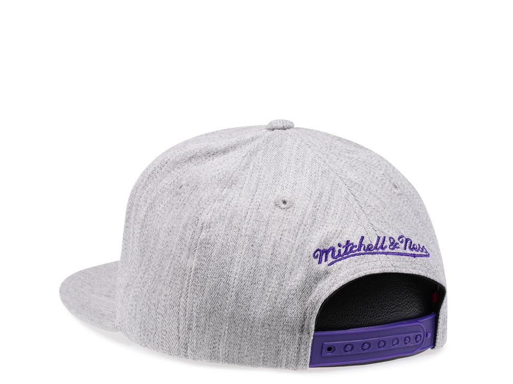 Mitchell & Ness Toronto Raptors Heather Red Line Flex Snapback Casquette