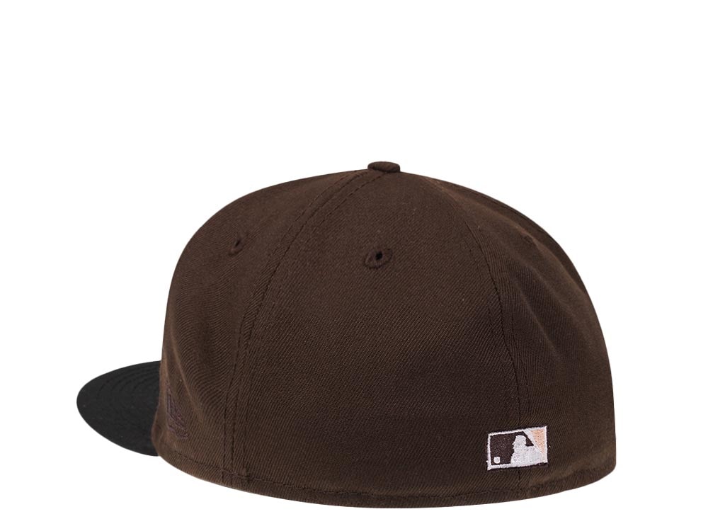 New Era Baltimore Orioles 25th Anniversary Coffee Peach Edition 59Fifty Fitted Casquette