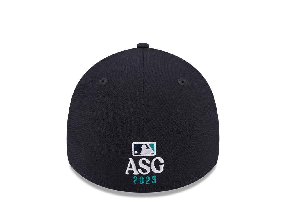 New Era Seattle Mariners All Star Game 2023 Patch E1 Navy 39Thirty Stretch Casquette