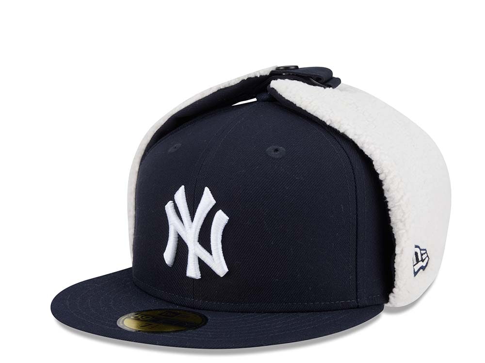 New Era New York Yankkes Classic Navy 59Fifty Dogear Fitted Casquette