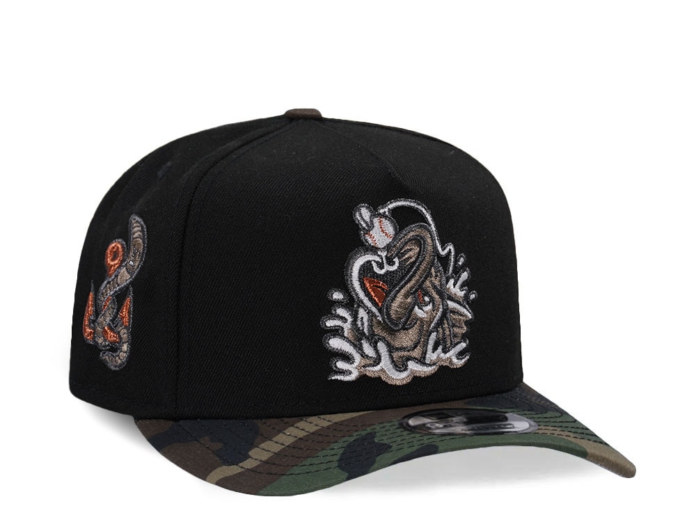 New Era Gwinnett Stripers Metallic Camo Two Tone A Frame 9Fifty Snapback Casquette