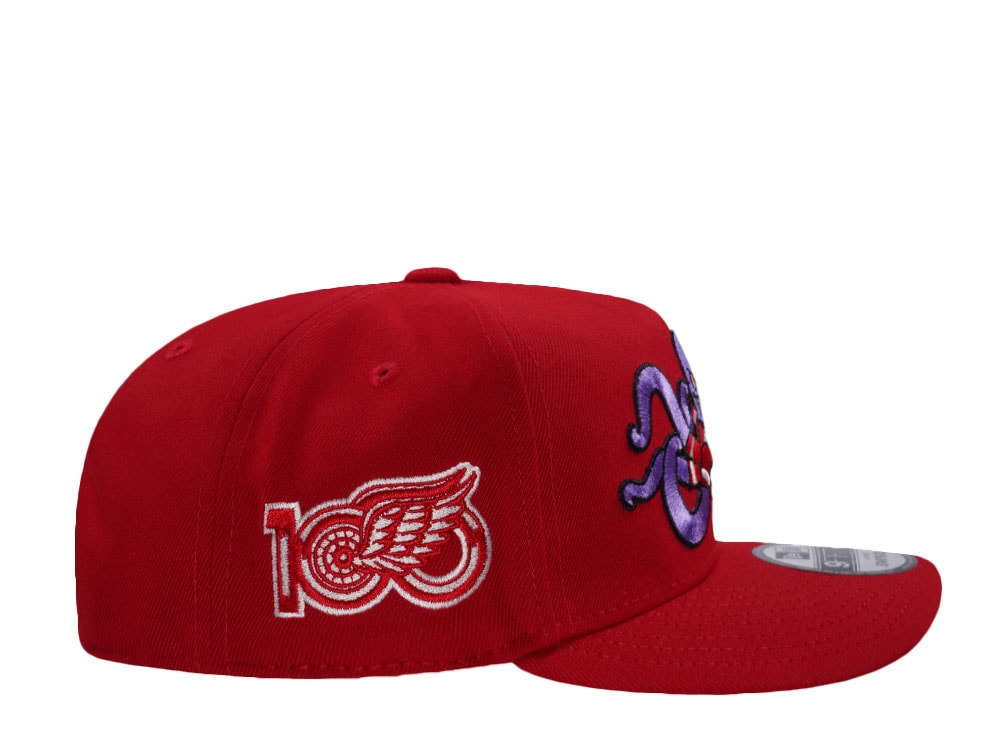 New Era Detroit Red Wings 100th Anniversary Al Prime  Edition 9Fifty A Frame Snapback Casquette