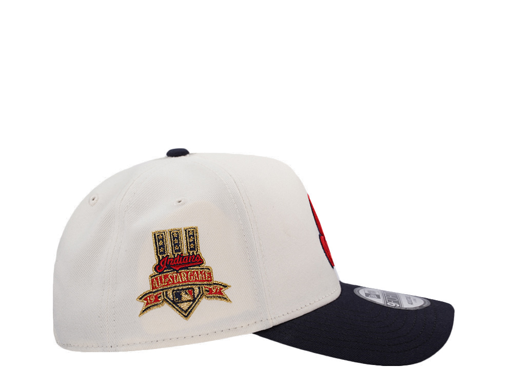 New Era Cleveland Indians All Star Game 1997 Chrome Two Tone Edition 9Forty A Frame Snapback Casquette