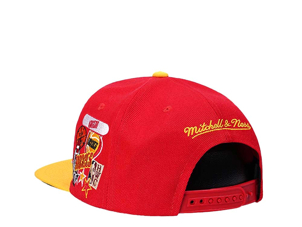 Mitchell & Ness Houston Rockets Patch Overload Hardwood Classic Snapback Casquette