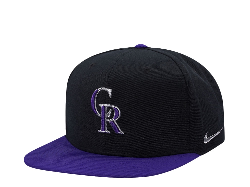 Nike Colorado Rockies Dri-Fit Pro Black Two Tone Edition Snapback Casquette