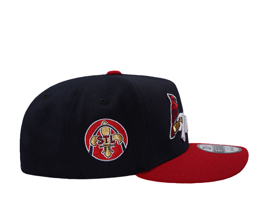 New Era St. Louis Cardinals City Connect Navy Two Tone Edition 9Fifty A Frame Snapback Casquette